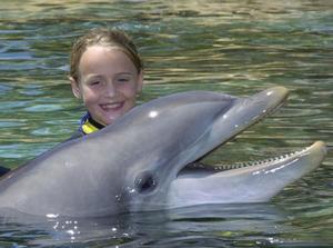 Every summer before Hurricane Katrina, McKenna Andrews used to visit the dolphins at the MarineLife Oceanarium.