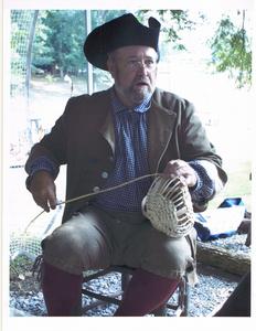Basket maker Gary Carroll is from Lee County, Va. He is part of a network of artisans called 'Round the Mountain.