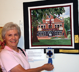 "Happy Birthday, Barter," by Joan Manross captured the most People's Choice Award votes during Celebration in Stitches at the Virginia Highlands Festival.
