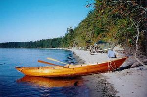 Lauridsen generates musical ideas while rowing and sailing or on long walks on this isolated beach and through the forest near Seattle, Washington.