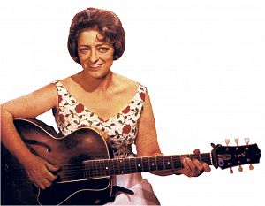 Maybelle Carter in her heyday. (Photo courtesy of Ronnie Williams)