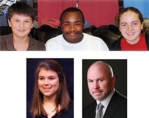 TOP ROW, from left: Avery Deakins, Isiah Porter and Claire Morison are three members of the Mountain Empire Children's Choral Academy who participated in a music workshop at the White House. BOTTOM ROW: Heidi Faust made a friend and had a life-changing experience as a member of the Highlands Youth Ensemble. Attorney Brad Arington has enjoyed many benefits from studying and performing music.
