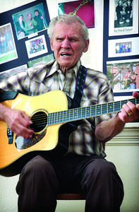 Doc Watson headlined a live performance of the "Mountain Stage" public broadcasting radio show at the Paramount Center for the Arts. (Larry N. Souders|Special to the Herald Courier) 