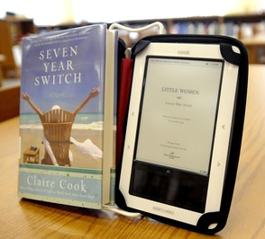Several Sullivan County library locations have started checking out digital e-books. They are the size of a regular book but can contain several novels as requested by person checking out the device.