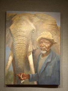Best in Show went to "Ivory," an oil painting by Gary Chambers