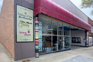 Dick Nelson's vision of Nelson Fine Art Center is the "venue helping to establish the downtown area as a cultural district." (Photo by Jeffrey Stoner)  