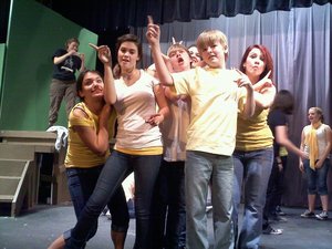 Teens in Kingsport Theatre Guild's summer camp last year.