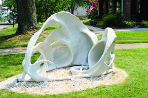 Beth Punches has donated her sculpture, <em>Sail</em>, to her ala mater Virginia Intermont College.