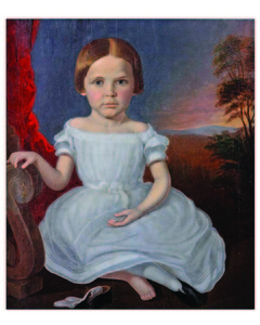 This portrait by Samuel Shaver was found in Blountville, Tenn., and may be a member of the Anderson family.