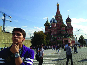 Jason Lavalle in Russia.