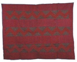 One of Margaret Ann Buckley Gobble's linsey-woolsey quilts. (Photo by James H. Price)