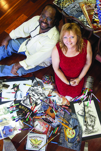 Brian and Marie Bridgeforth are the signature artists of the Virginia Highlands Festival.