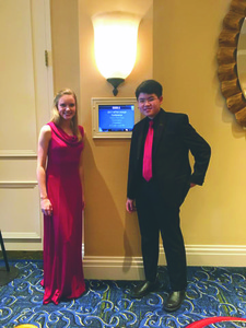 Mary Nerren(left) and Jimmy Liu (right), both of Johnson City, Tenn., won the Music Teachers National Association National Competition.