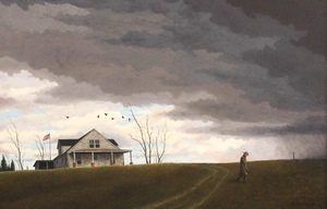 "Back Into The Storm" by Jeff Chapman Crane received an Award of Distinction.
