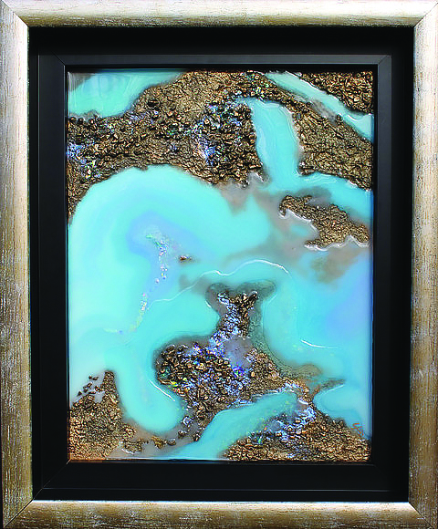 "Aussie Opal," by Bluff City artist, Susan Connelly McClelland