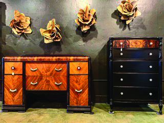 Furniture created by Gabe Helton, owner of Virginia Vintage Interiors.