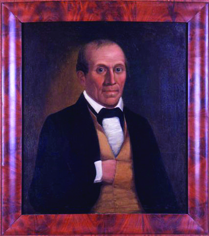 John A. McKinney, oil on canvas, at c.  1842 by Shaver is one of his earliest portraits. ("Great Road Style: The Decorative Arts Legacy of Southwest Virginia  & Northeast Tennessee, Figure 149.)
