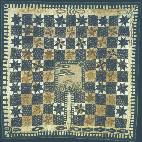 Graveyard Quilt on loan from the Kentucky Historical Society.