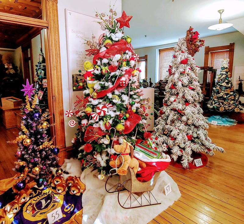 See a variety of trees during the Festival of Trees.