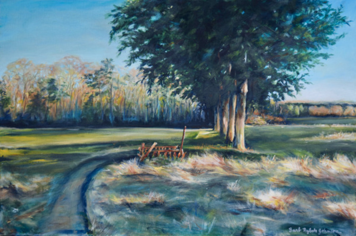 Artwork by Barb Johnson is on exhibit
